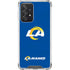 NFL Los Angeles Rams Distressed Galaxy A52 5G Clear Case